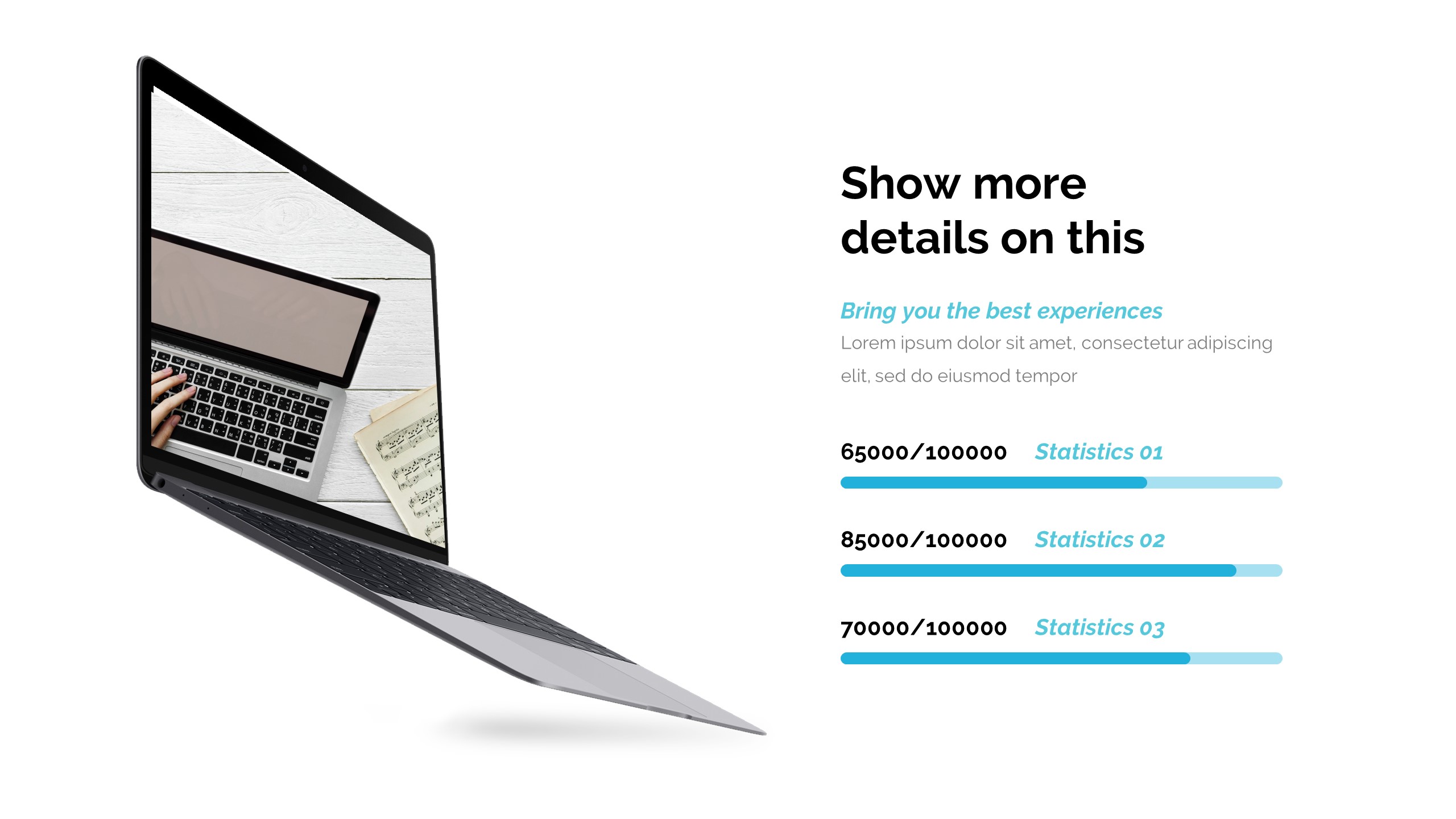 Bracket Minimal Design Keynote Template by 69slides GraphicRiver